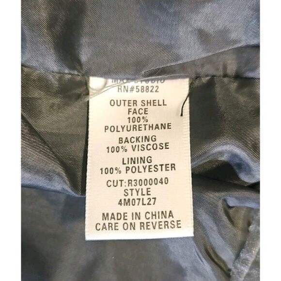 Maurices Faux Leather Jacket Size Small Olive 4M07L27 New With Tags Studio M - Picture 6 of 9